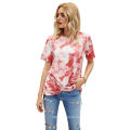 Woman Plus Size Tie-dye Cotton T-shirts